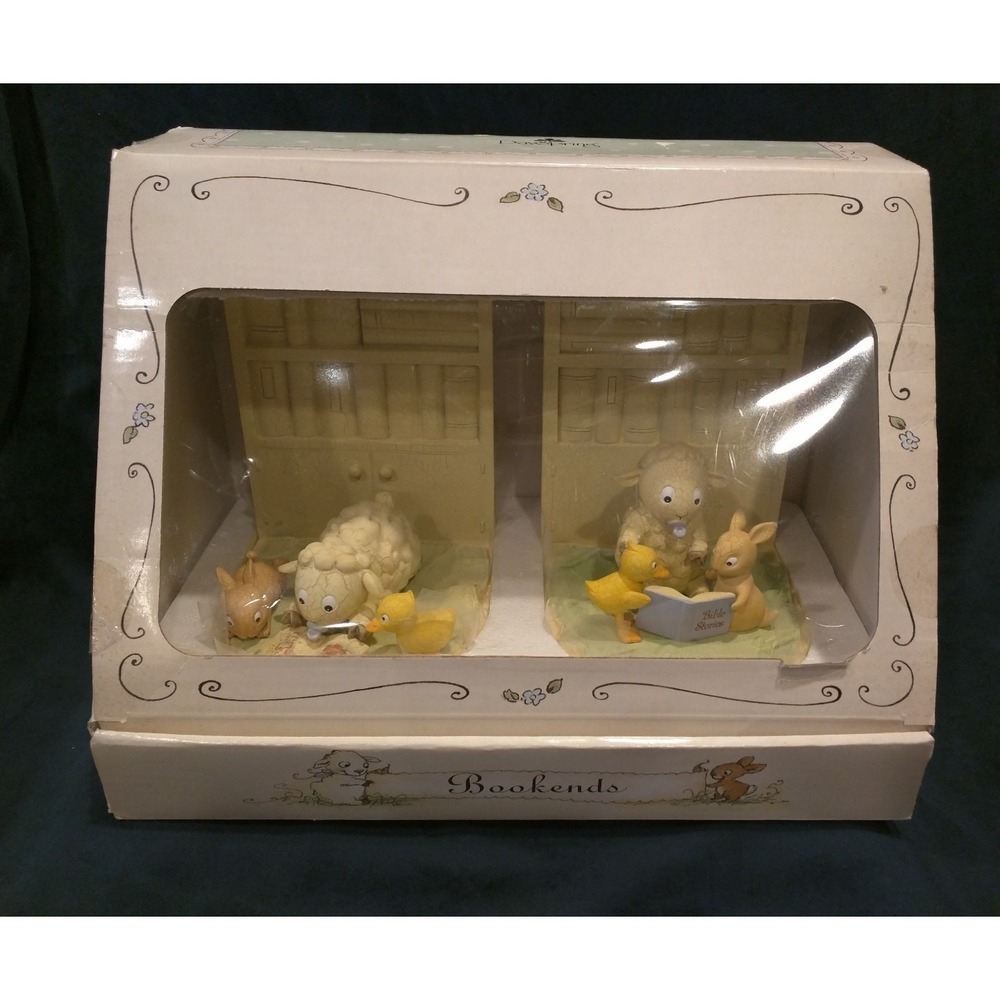 DAYSPRING Bookends~Sheep Reading Bible Stories to Duck & Rabbit